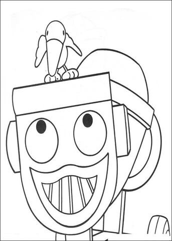 Bird And Trix  Coloring Page